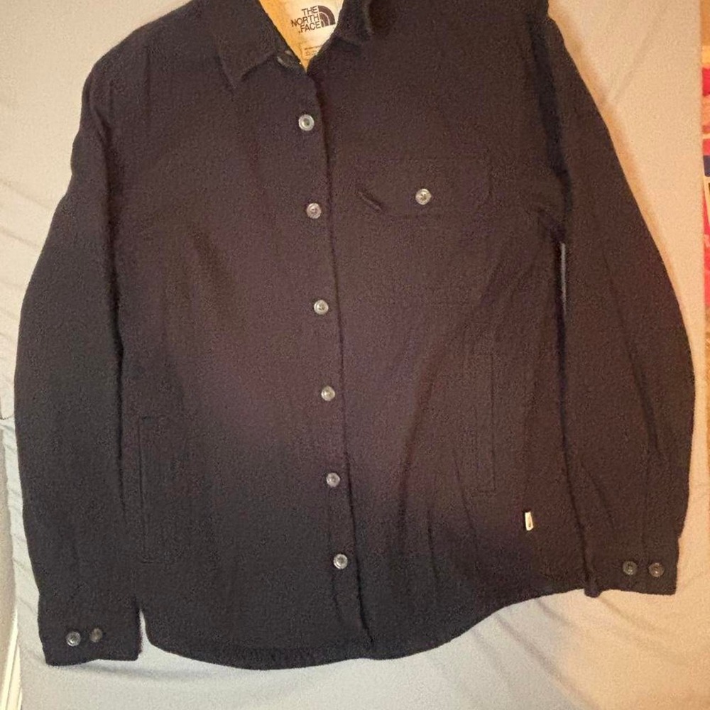 Men's north face Sherpa lined shacket